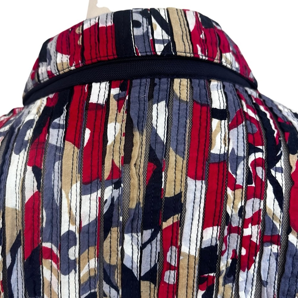 Multiples Ribbonwork Zip Front Jacket Abstract Pr… - image 6